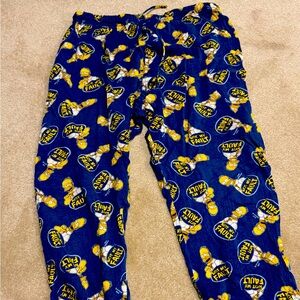 Mens Simpsons pajama pants